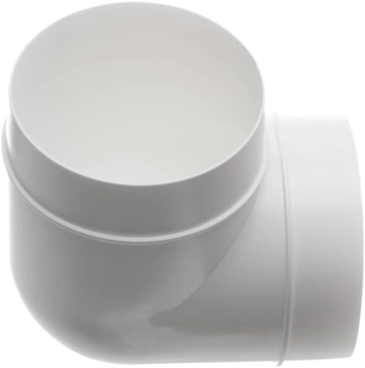 Buisboog 90° Ø 100mm - PVC Ventilatiesysteem (25% Korting)