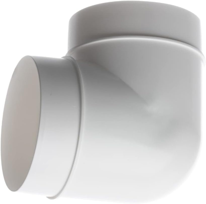 Buisboog 90° Ø 100mm - PVC Ventilatiesysteem (25% Korting)