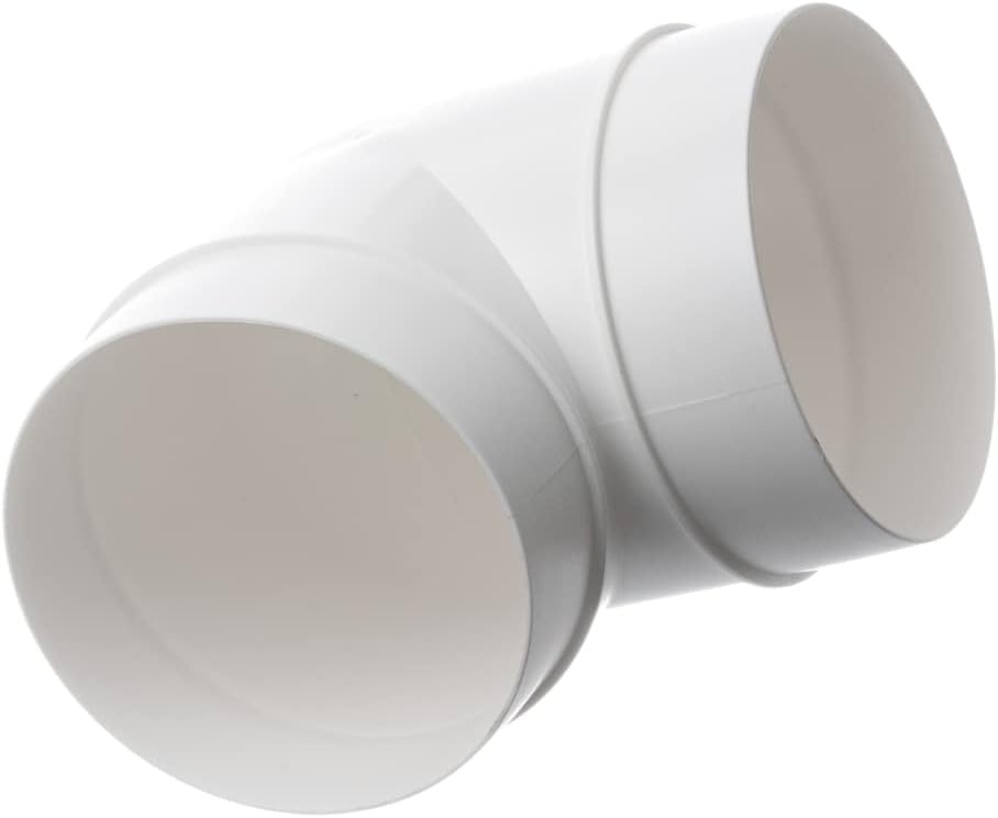 Buisboog 90° Ø 100mm - PVC Ventilatiesysteem (25% Korting)