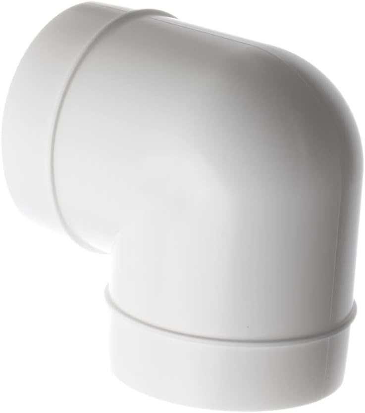 Buisboog 90° Ø 100mm - PVC Ventilatiesysteem (25% Korting)