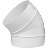 Buisboog 90° Ø 100mm - PVC Ventilatiesysteem (25% Korting)