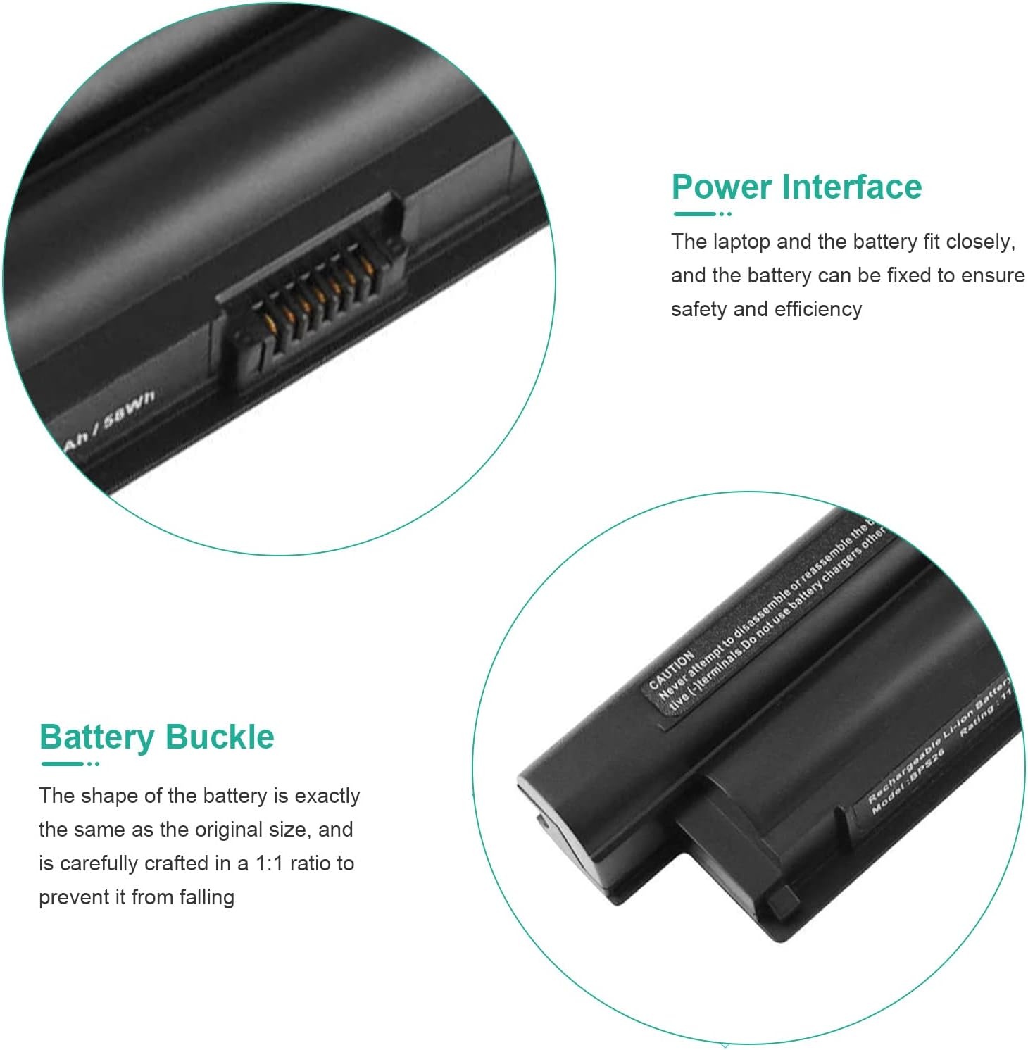 Laptopbatterij Sony VAIO VGP-BPS26 5200mAh Li-Ion - 28% Korting!