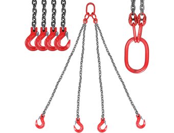 Hefketting 4-strengs 2m 6T G80 Staal - 34% Korting!