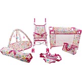 Rollenspel Speelset Babypoppen 5-in-1 Deluxe - 34% Korting!