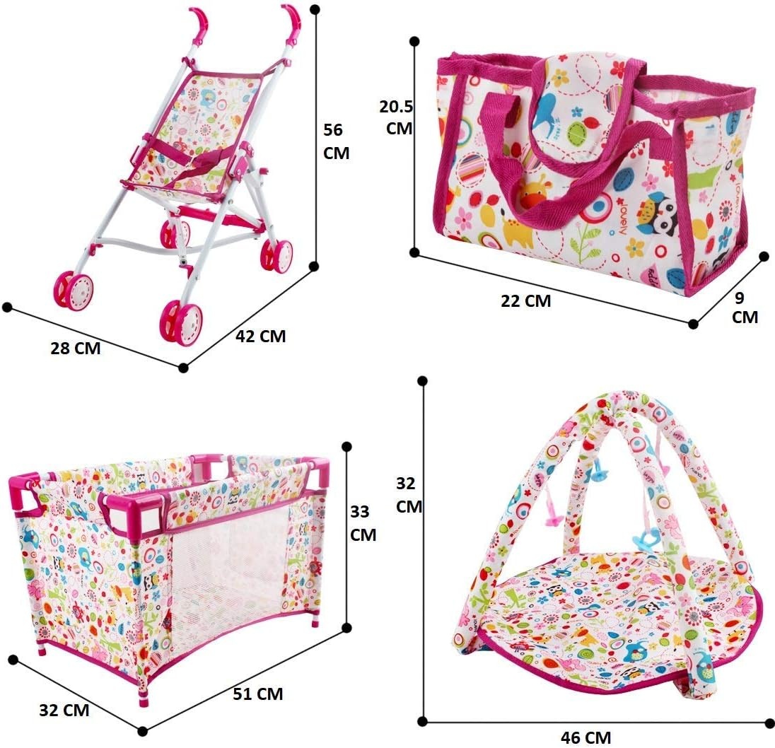 Rollenspel Speelset Babypoppen 5-in-1 Deluxe - 34% Korting!