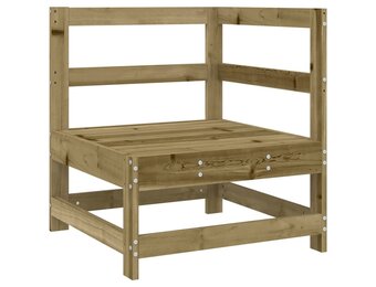 vidaXL Tuinhoekbank geïmpregneerd grenenhout