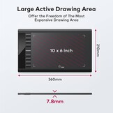 Grafische Tekentablet UGEE M708 - 10x6" met 8192 Drukniveaus (-29%)