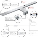 Badspiegellamp LED 40cm Neutraal Wit - 28% Korting