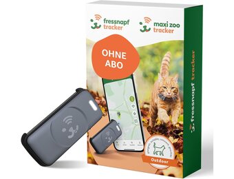 Fressnapf GPS-tracker voor katten - 2e generatie - zonder ABO - lokalisatie zonder afstandsbeperking - activiteitsdetectie en gezondheidsfunctie - kattenvriendelijk ontwerp