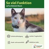 Fressnapf GPS-tracker voor katten - 2e generatie - zonder ABO - lokalisatie zonder afstandsbeperking - activiteitsdetectie en gezondheidsfunctie - kattenvriendelijk ontwerp