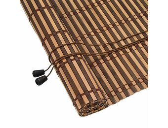 Bamboe Raamblind Bruin 150x220 cm - 34% Korting