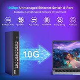 8-Poorts 10G Ethernet Switch - Snel & Betrouwbaar