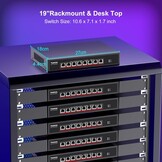 8-Poorts 10G Ethernet Switch - Snel & Betrouwbaar
