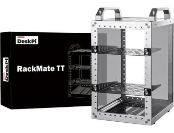 GeeekPi DeskPi RackMate TT Mini Serverkast voor Mini PC, Netwerk, Servers, Audio- en Videoapparatuur