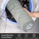 5-delige Badmatten Set Lichtgrijs - Memory Foam, Antislip
