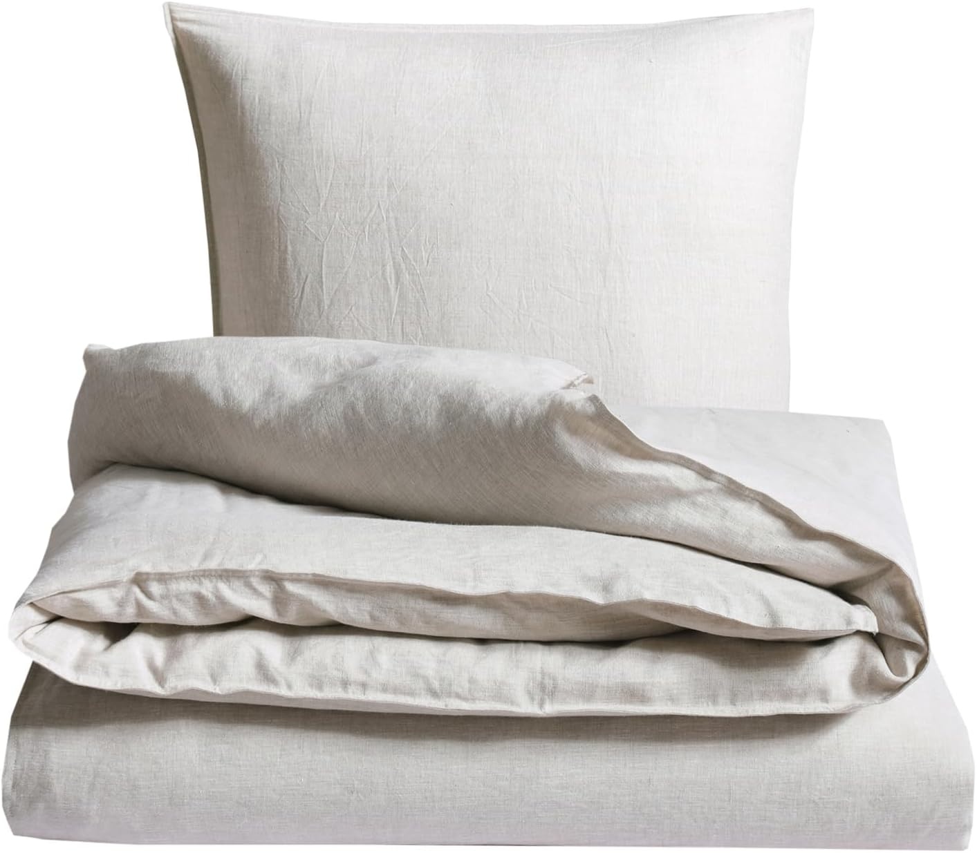 100% Linnen Dekbedovertrekset Stonewashed Linnenkleur 2-delig - 35% Korting