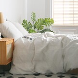 100% Linnen Dekbedovertrekset Stonewashed Linnenkleur 2-delig - 35% Korting