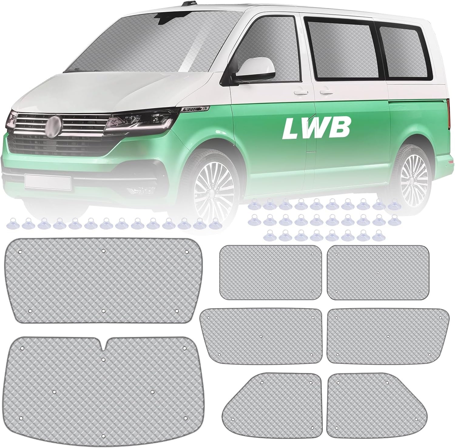 8-delige Thermomat Set VW Transporter T4 LWB - 53% Korting