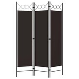 Kamerscherm 120x180cm Bruin - 3 Panelen, 33% Korting
