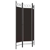 Kamerscherm 120x180cm Bruin - 3 Panelen, 33% Korting