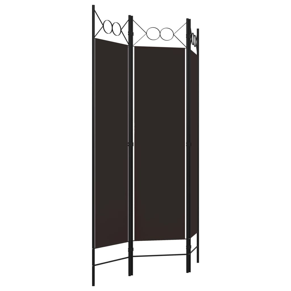 Kamerscherm 120x180cm Bruin - 3 Panelen, 33% Korting