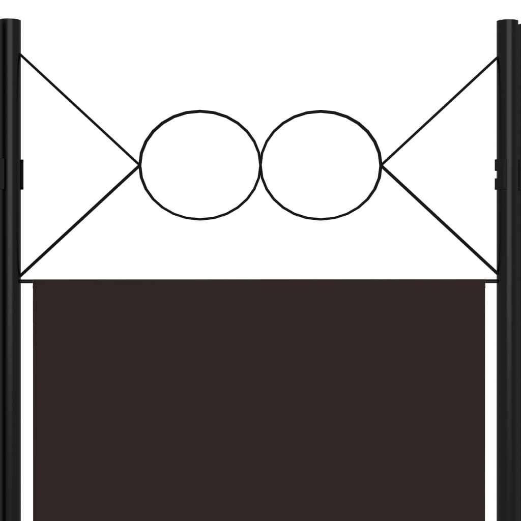 Kamerscherm 120x180cm Bruin - 3 Panelen, 33% Korting