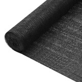 HDPE Privacyscherm 1x10m Zwart - 27% Korting!