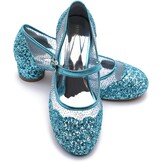 Roze Glitter Prinsessenschoenen Kinderen - 3cm Hak