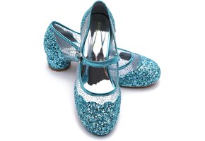 Roze Prinsessenschoenen Glitter Kinderen, 3cm Hak - Nu 68% Korting!