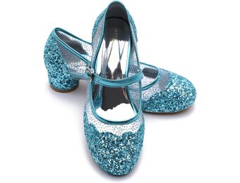 Roze Glitter Prinsessenschoenen Kinderen - 3cm Hak