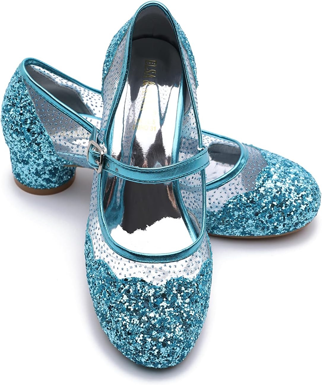 Roze Glitter Prinsessenschoenen Kinderen - 3cm Hak