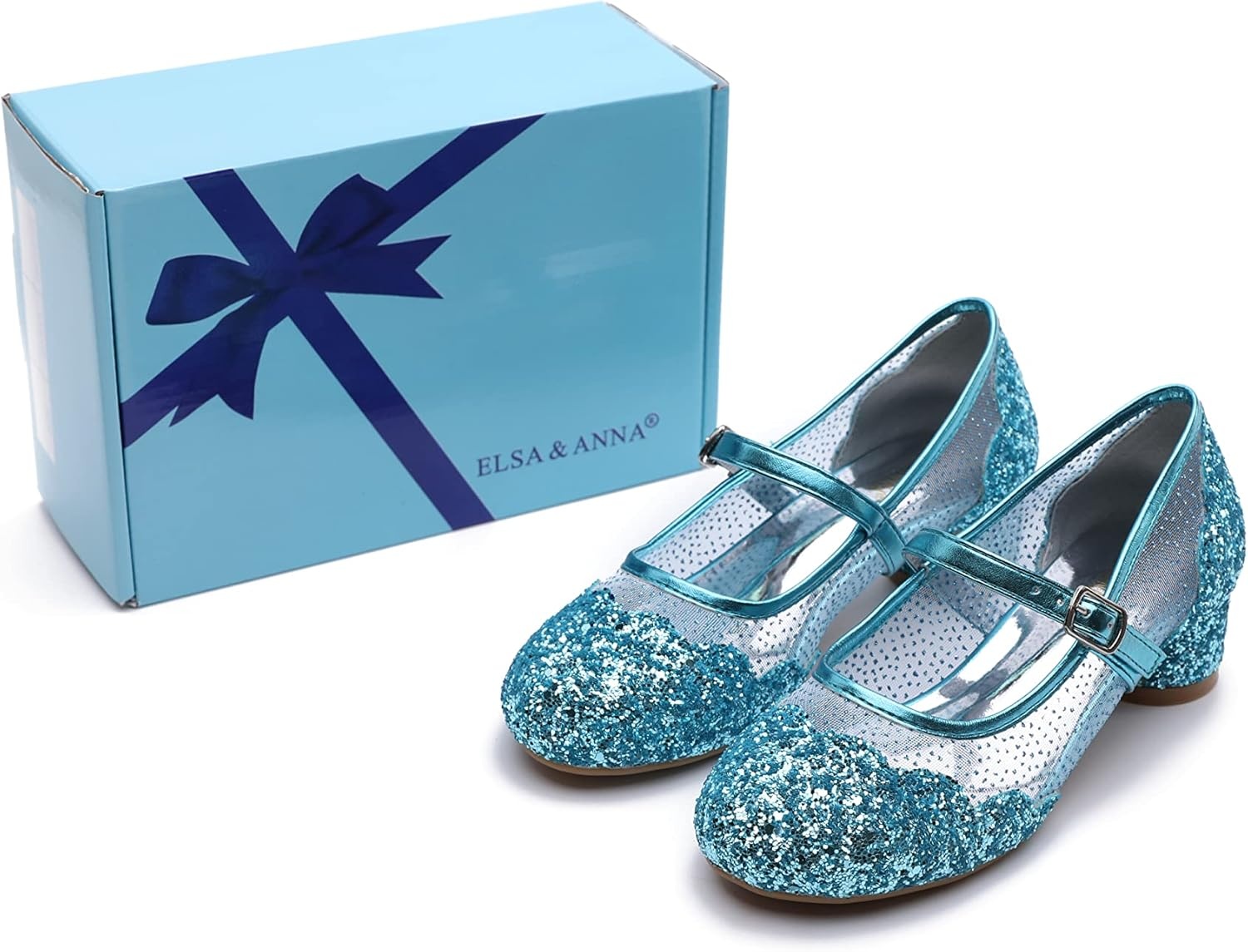 Roze Glitter Prinsessenschoenen Kinderen - 3cm Hak