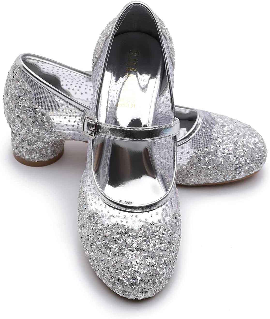 Roze Glitter Prinsessenschoenen Kinderen - 3cm Hak