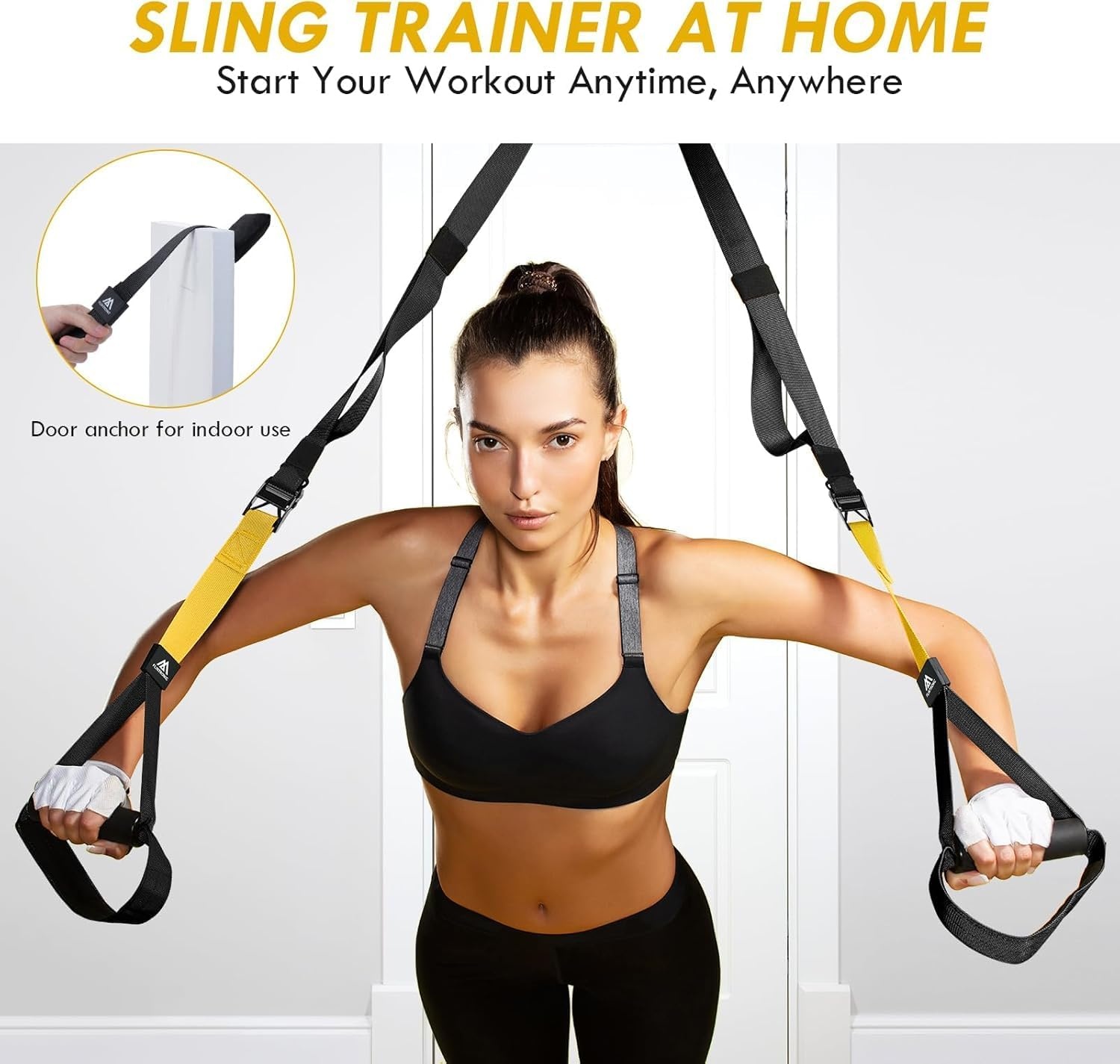 Slingtrainer voor Krachttraining Thuis - Verstelbaar & Max. 300 kg