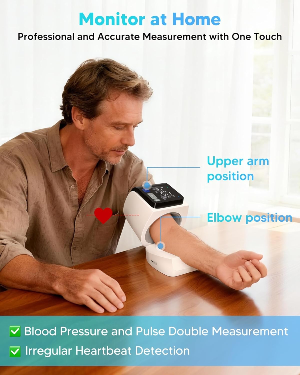 Manchetloze Bovenarm Bloeddrukmeter - 30% Korting