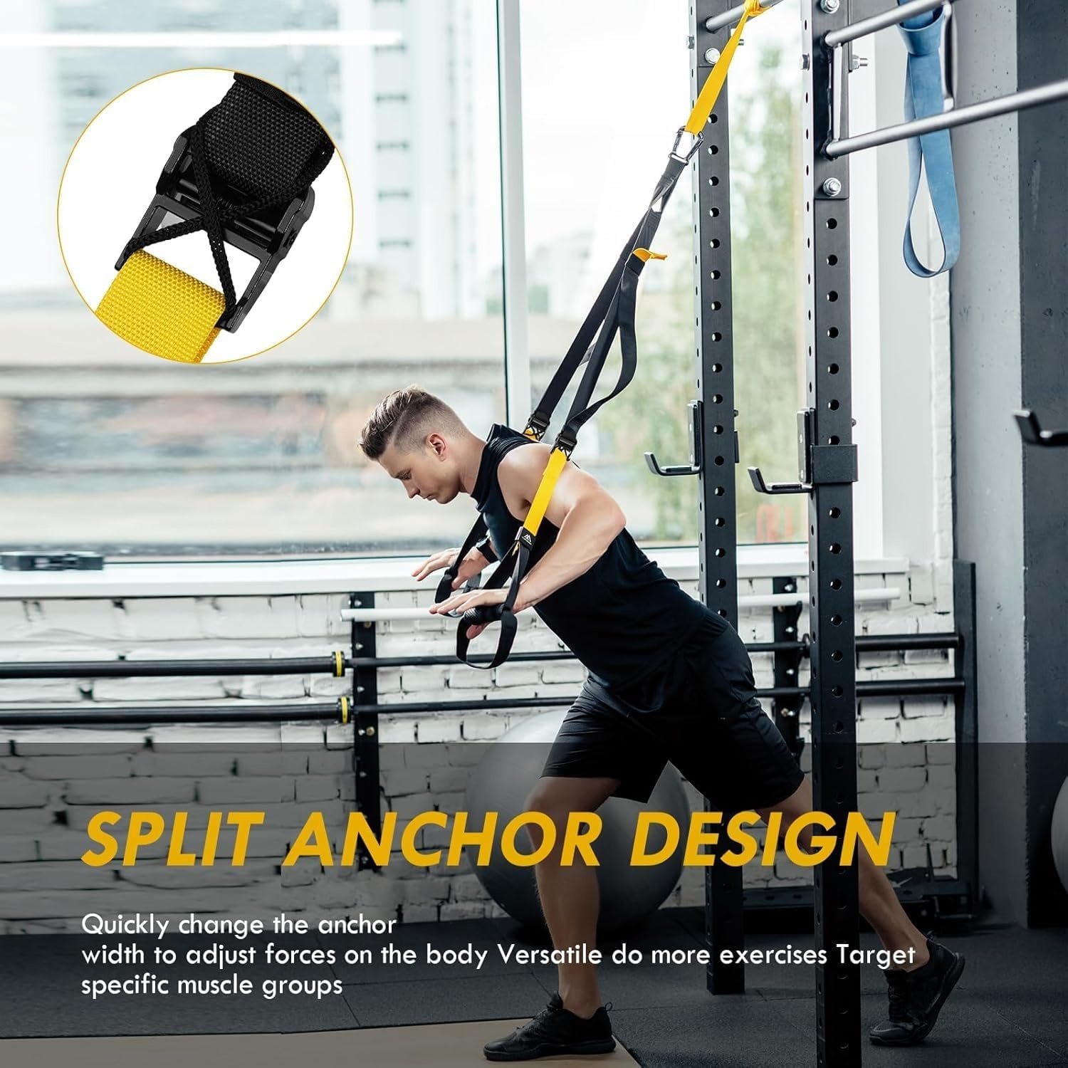 Slingtrainer voor Krachttraining Thuis - Verstelbaar & Max. 300 kg