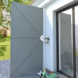 Inklapbaar Terrasscherm 400x200cm Grijs - 34% Korting!
