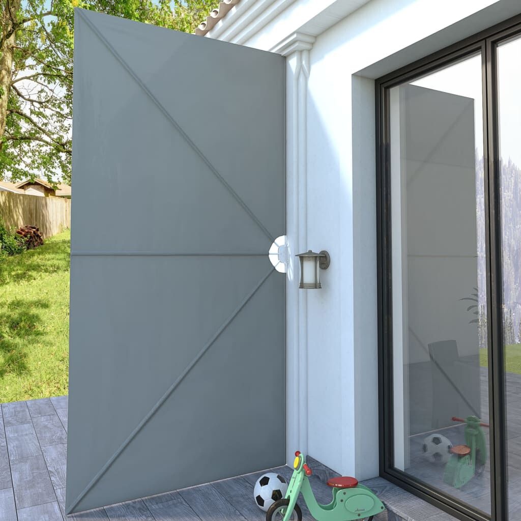 Inklapbaar Terrasscherm 400x200cm Grijs - 34% Korting!