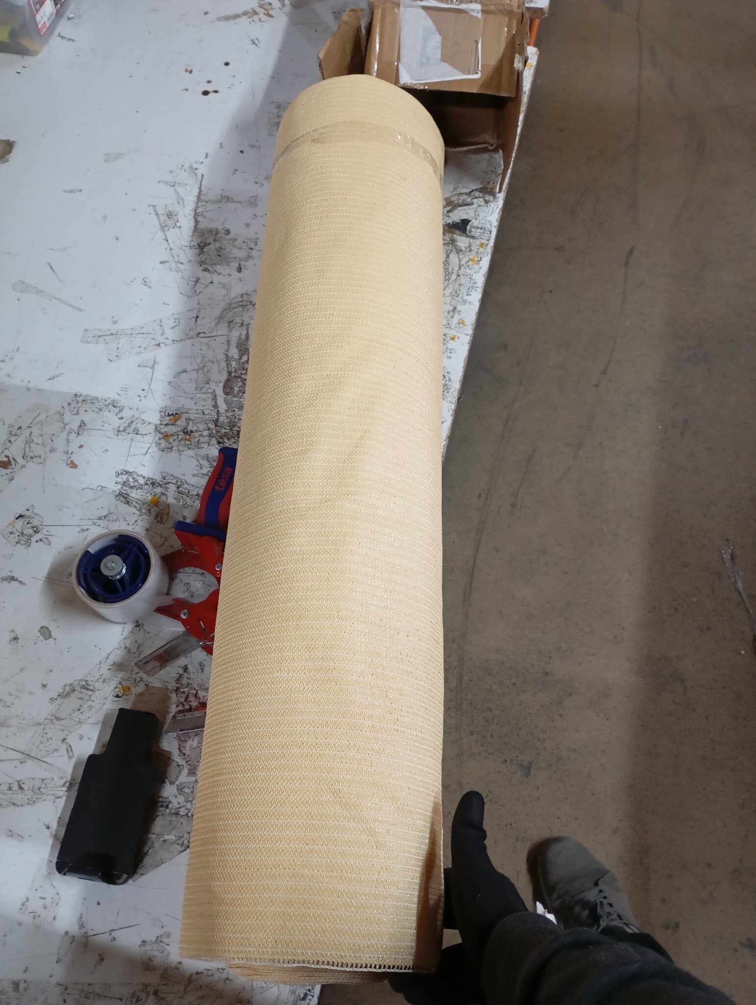 VidaXL Privacynet 1.8x25m HDPE Beige - 53% Korting