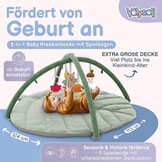XXL Babyspeelmat met speelboog - Vanaf geboorte, groen