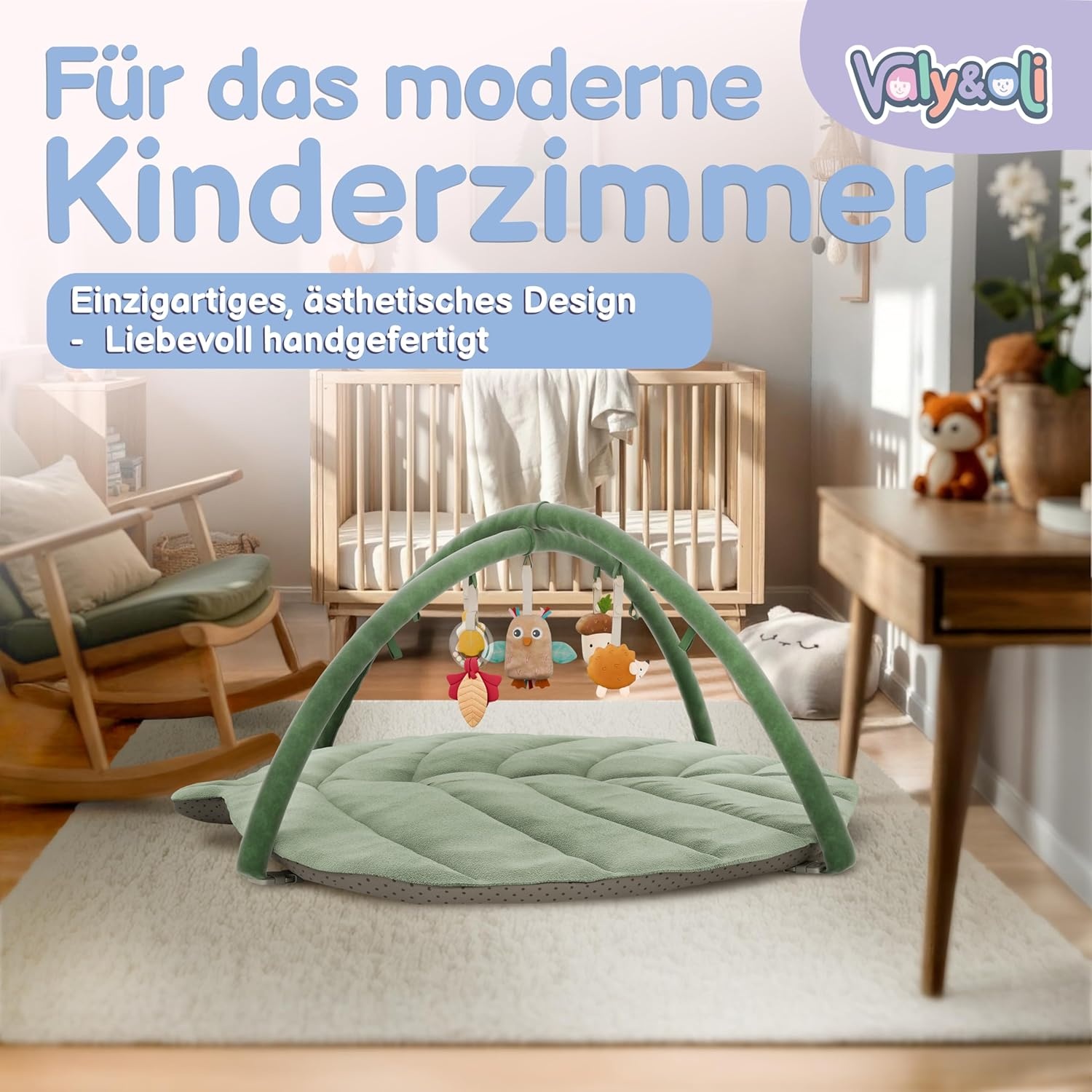 XXL Babyspeelmat met speelboog - Vanaf geboorte, groen