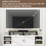 TV-standaard 114 cm breed | 2 Opbergvakken | Greige Zwart | 29% Korting