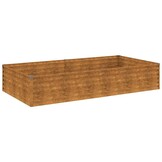 Verhoogde Plantenbak Cortenstaal 195x100x36 cm - 34% Korting!