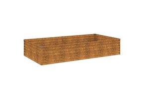 Verhoogde Plantenbak Cortenstaal 195x100x36 cm - 34% Korting!