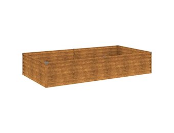 Verhoogde Plantenbak Cortenstaal 195x100x36 cm - 34% Korting!