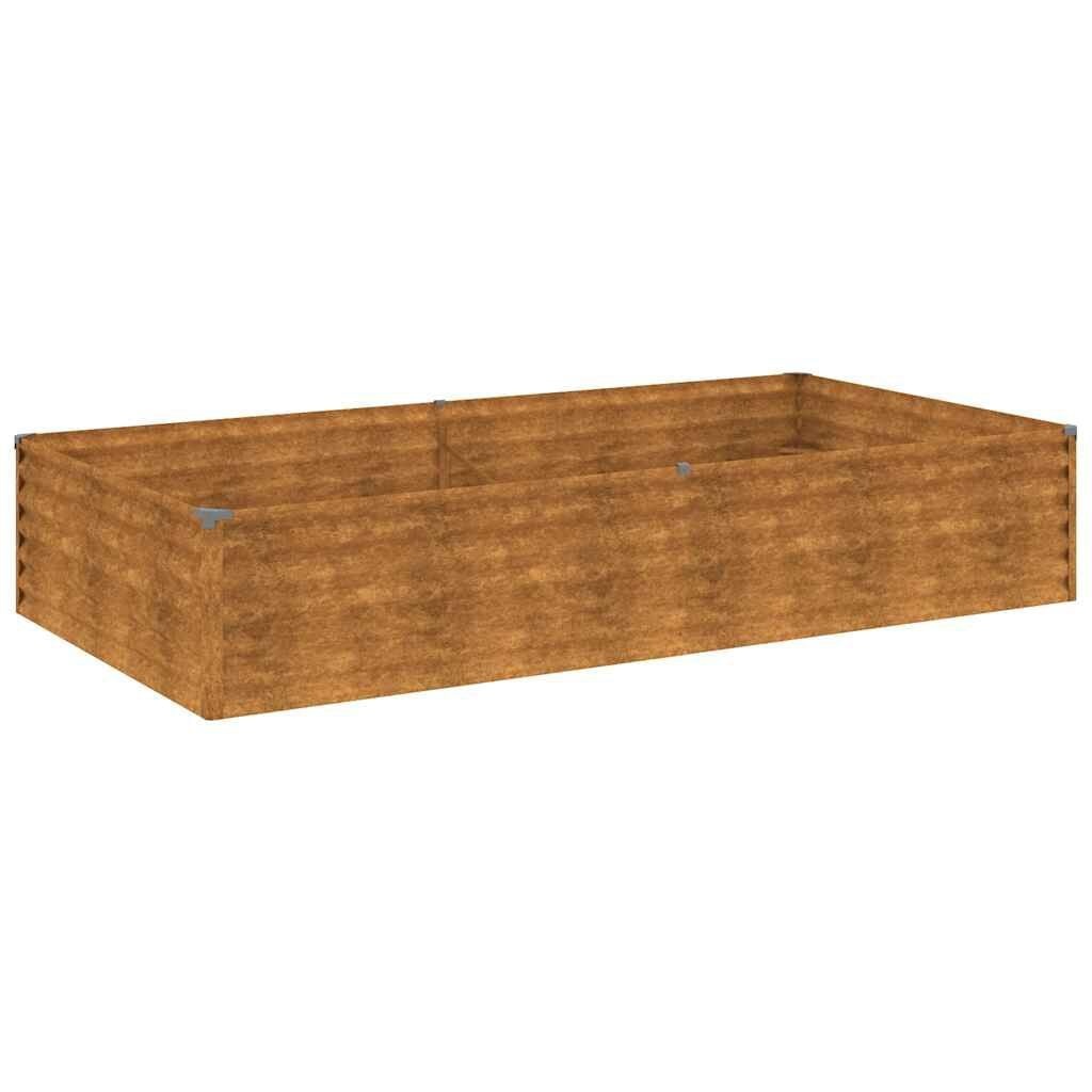 Verhoogde Plantenbak Cortenstaal 195x100x36 cm - 34% Korting!