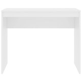 Wit Bureau Bewerkt Hout 90x40x72 cm - 33% Korting!