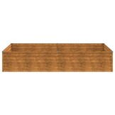 Verhoogde Plantenbak Cortenstaal 195x100x36 cm - 34% Korting!