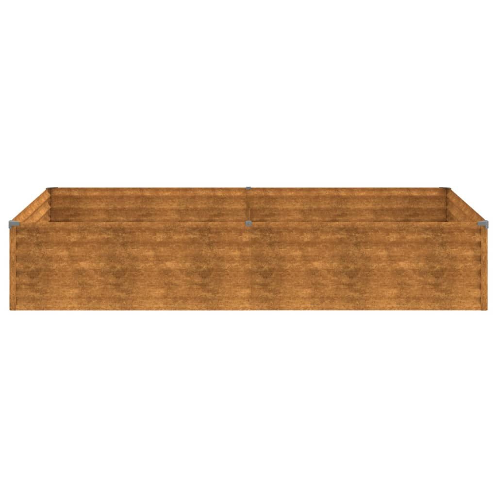 Verhoogde Plantenbak Cortenstaal 195x100x36 cm - 34% Korting!