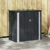 VidaXL Tuinopbergbox Zwart - 101,5x57x100,5 cm Staal - 34% Korting